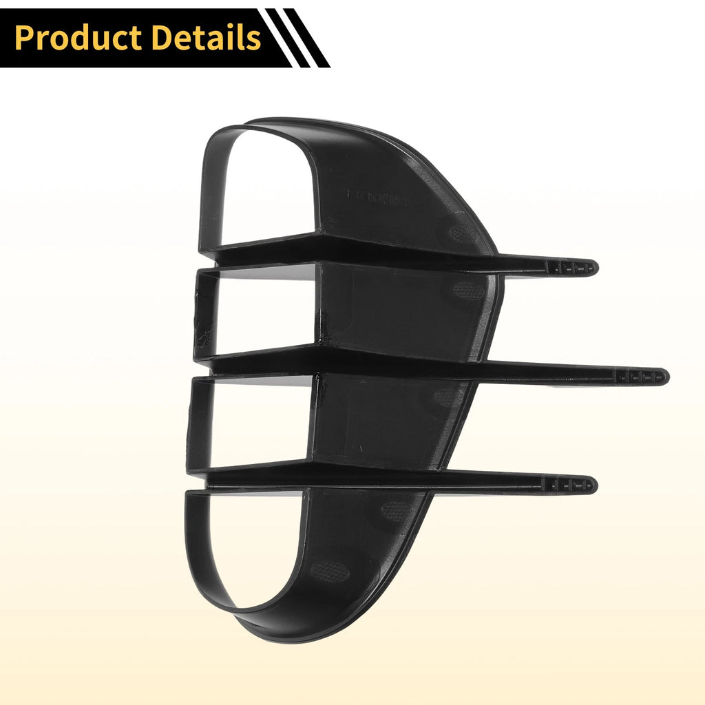 Fog Light Cover Trim Set for Kia Stinger (2018–2023) Glossy Black