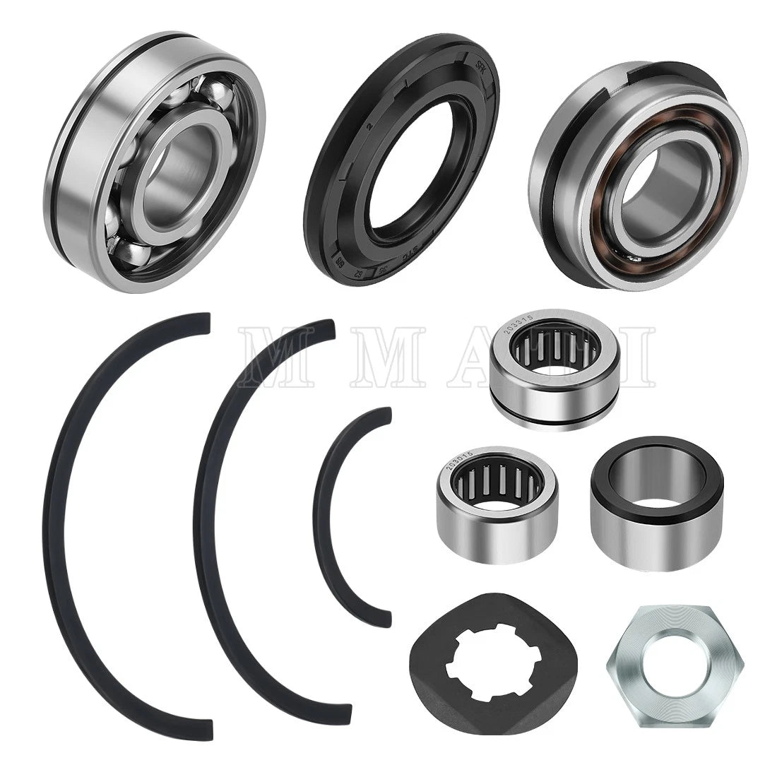 Transmission Bearings Circlip Collar Oil Seal Kit for Yamaha Banshee 350 (1987–2006)