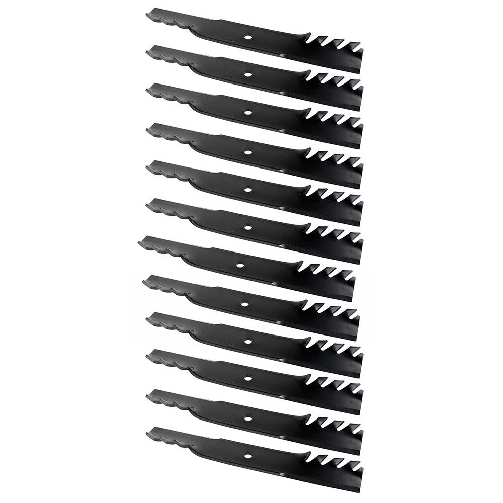 12 Pack Heavy Duty Blades for Kubota (K5647-34340, K5651-34330) 60" Deck