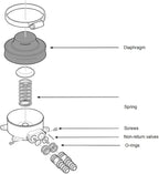 Whale Baby Foot Pump MK2 for Galley (BLA 133058, GP4618B)