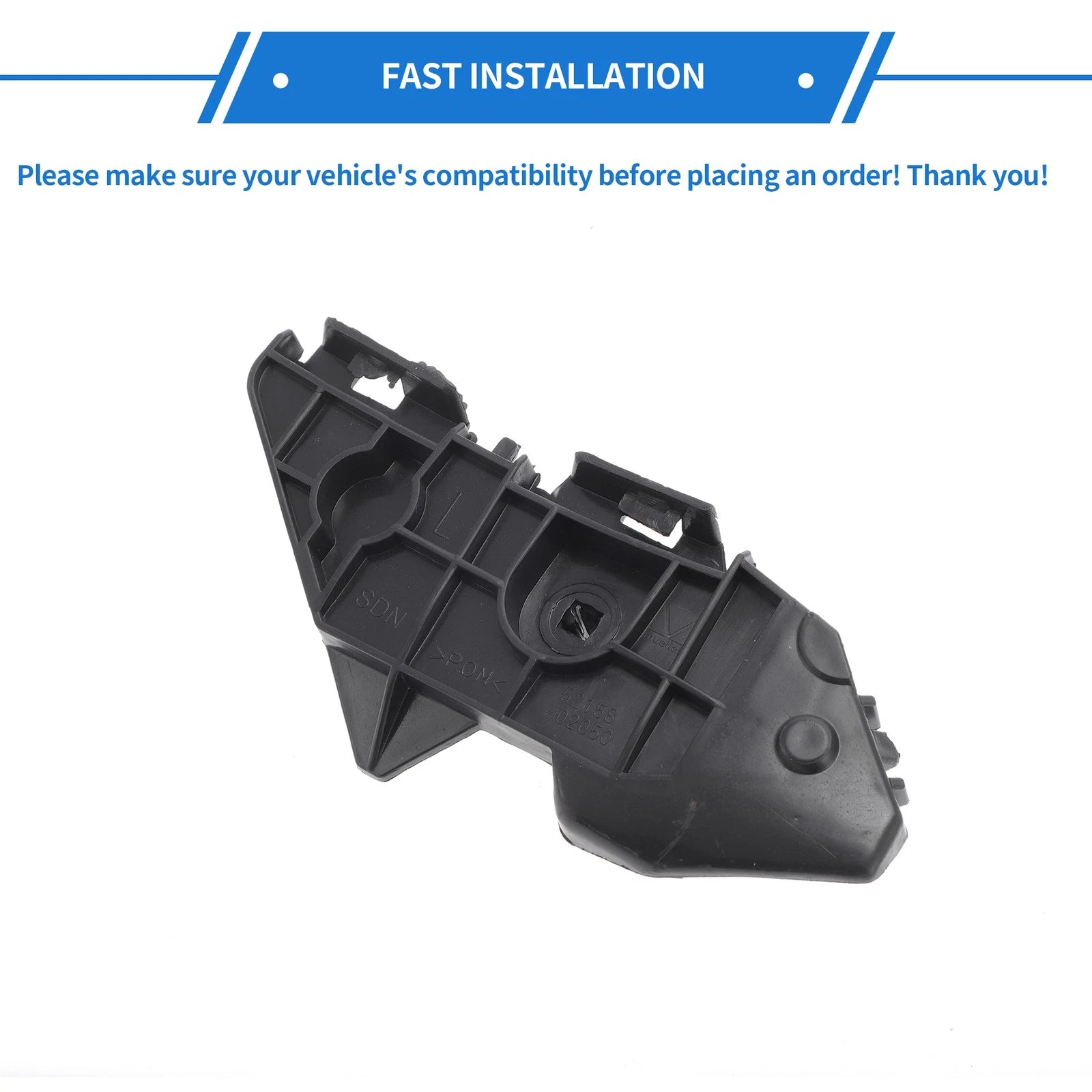 1pc Left Rear Bumper Retainer Bracket No. 5215802010 for Toyota Corolla (2009–2013)