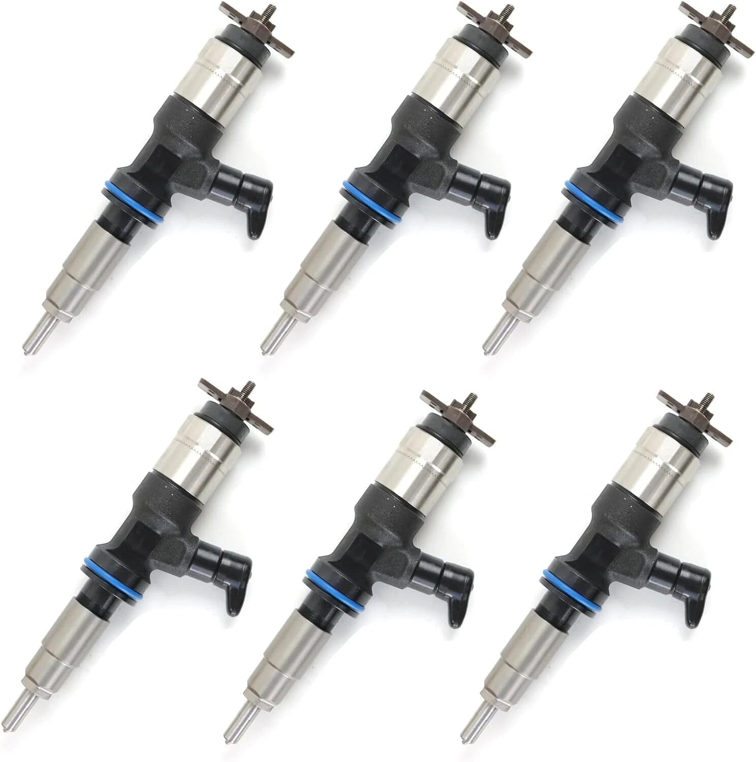 6X Common Rail Injector 370-7280 for Caterpillar CAT C4.4 (2010–2019)