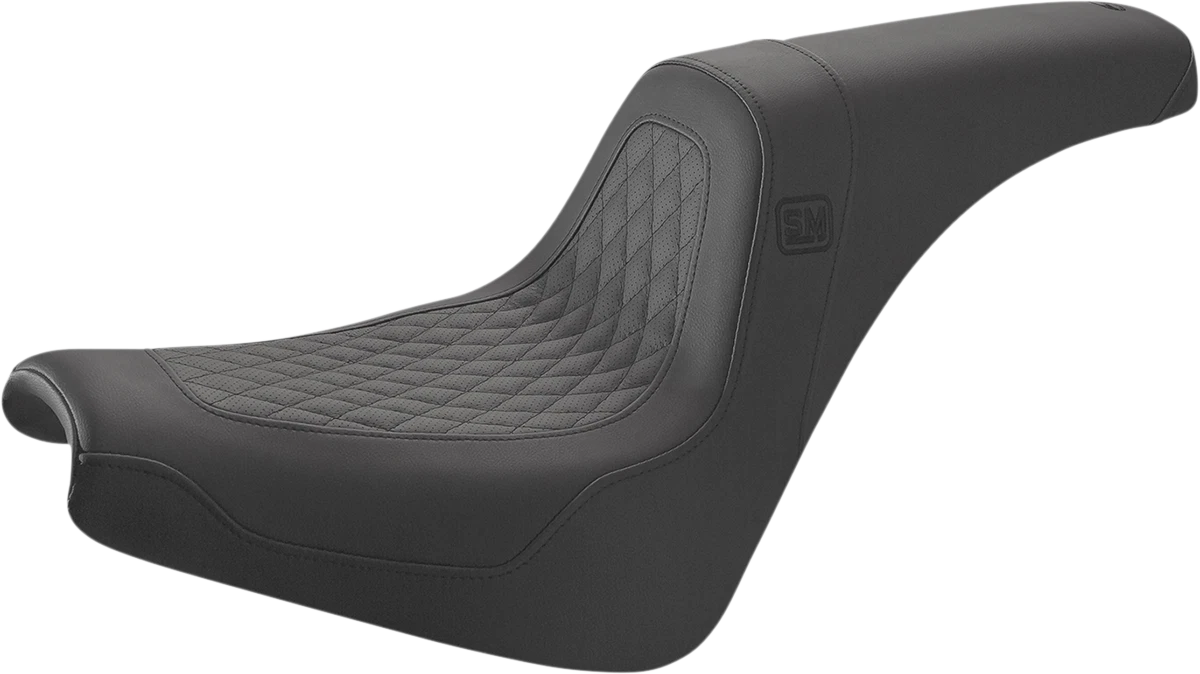 SADDLEMEN Speed Merchant Pro Series Seat for Harley FXBB/FXST (2018–2023) SM81830DB