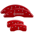 Red Caliper Covers 4pc OEM Replacement for Lincoln Aviator (2020–2024)