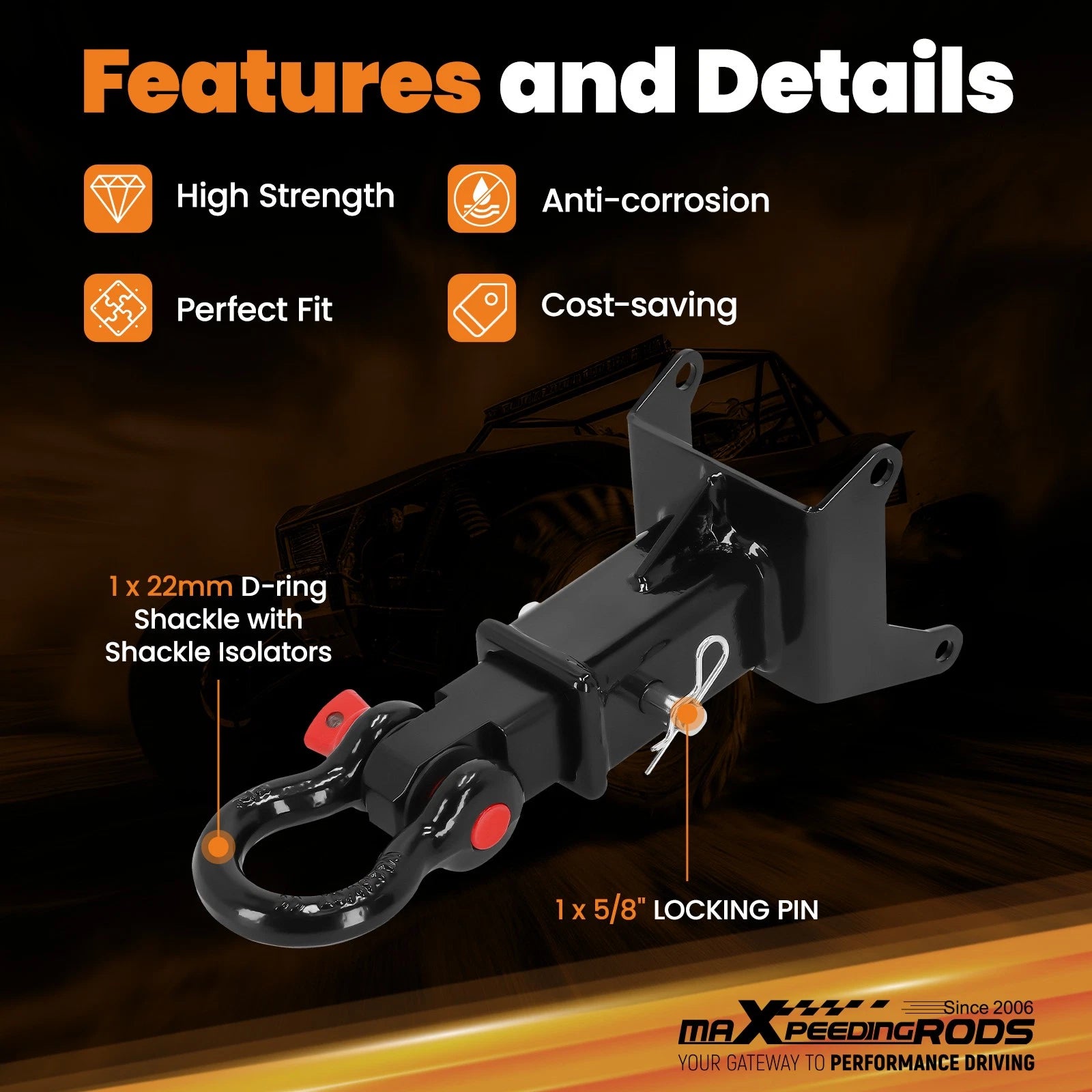 Trailer Tow Hitch Mount Kit for Can-Am Renegade (2012-2024)