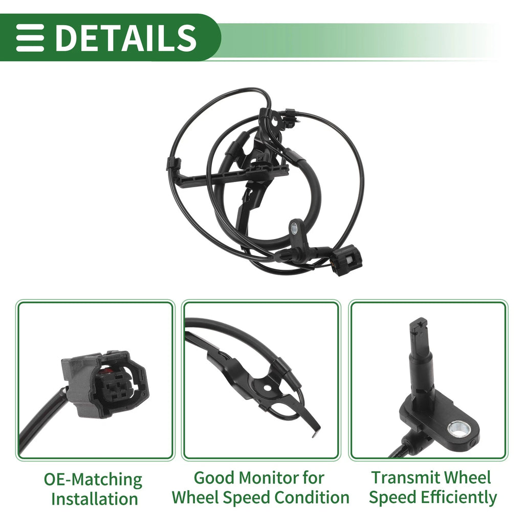 ABS Wheel Speed Sensor No. 895430E070 for Toyota Highlander (2020–2023)