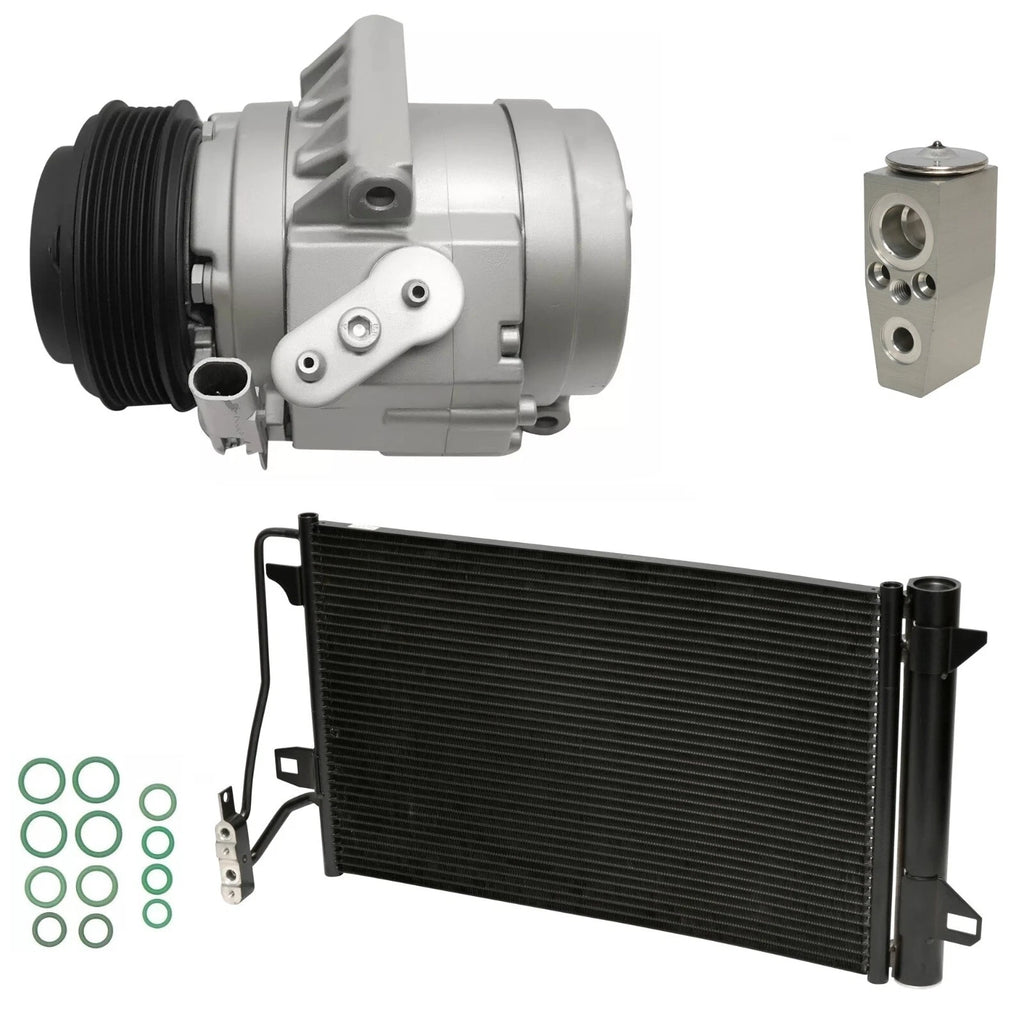 AC Compressor Kit with Condenser for Mercury Milan 2.5L 3.0L (2011–2011)