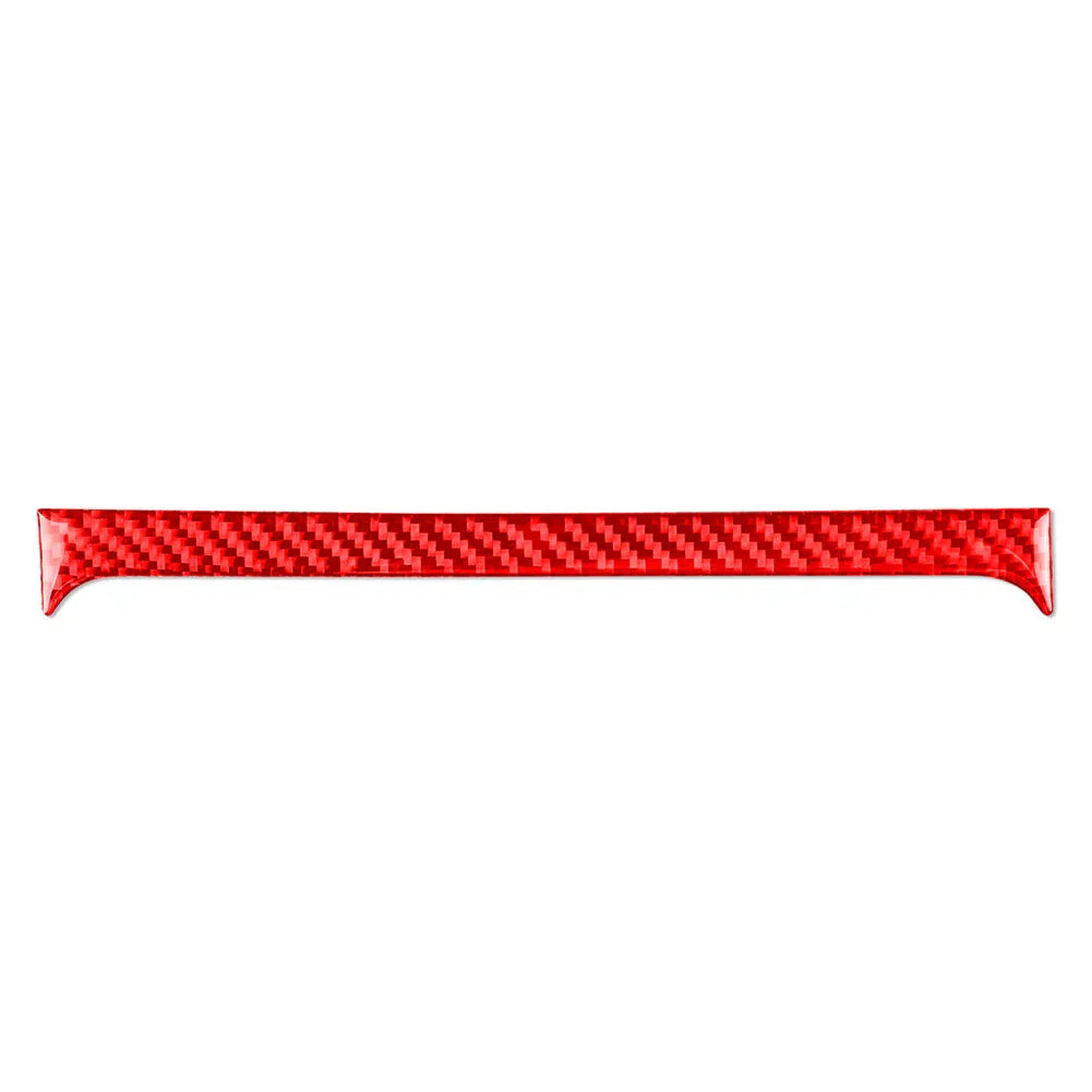 Carbon Fiber Red Interior Below Radio Console Cover Trim for Honda S2000 (2000-2009)