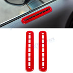 Glossy Red Door AC Outlet Ventilation Grille Cover for Challenger (2015–2023)