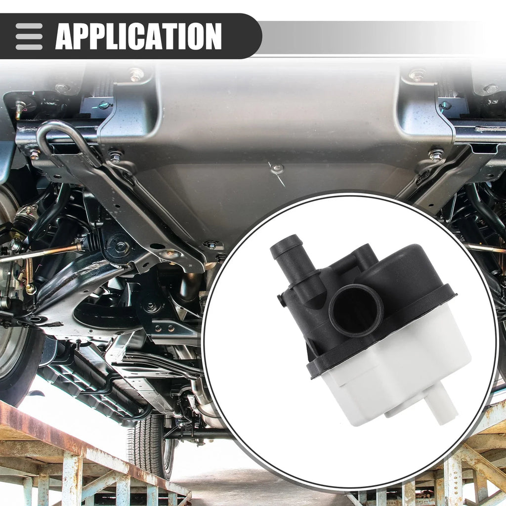 Fuel Vapor Leak Detection Pump for BMW Black White Plastic Metal
