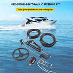 Marine Hydraulic Steering System 468(KGF) for Outboard Boats (6.9 Mpa/1000psi)