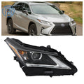 LED Headlight for Lexus RX350/RX450h (2016–2019) Passenger Side Black