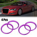 Set of 4 Purple Air Vent Outer Trim Aluminum Alloy for Audi A3 S3 Q2L (2013–2021)