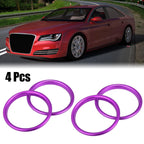 Set of 4 Purple Air Vent Outer Trim Aluminum Alloy for Audi A3 S3 Q2L (2013–2021)