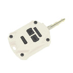 Creamy-White ABS Key Fob Shell Case Cover for Jeep Wrangler (2007-2017)