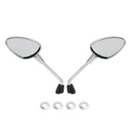 Chrome Mirror Set for Piaggio Vespa Sprint 50 125 150 (2014–Present) CM262001 CM262002