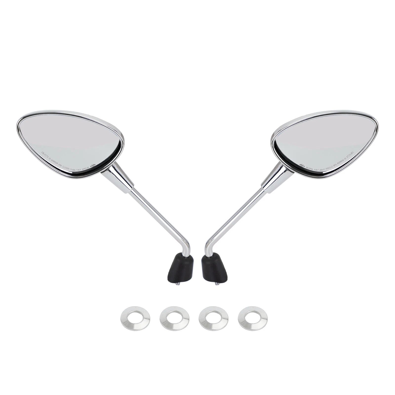 Chrome Mirror Set for Piaggio Vespa Sprint 50 125 150 (2014–Present) CM262001 CM262002