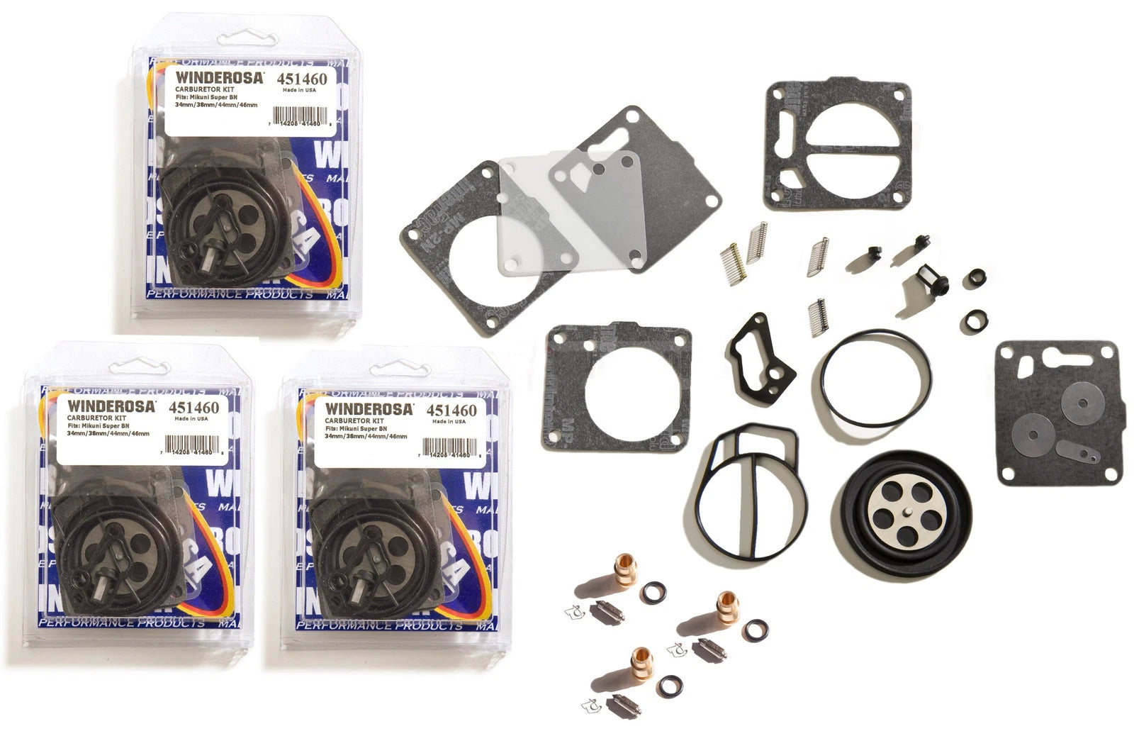 Triple Carburetor Rebuild Kit for Yamaha GP1200 (1997–1999)