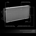 Aluminum Core Radiator DPI 2935 for Chevrolet Express Savana 2500 (2006–2022)