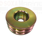 841812 Double Belt Alternator Pulley for Volvo Penta (Rhone Valeo RM 5944 RM 5943)