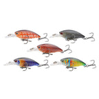 Set of 5 Floating Fishing Lures with Reinforcing Hook 10# 5.5g/6.5cm