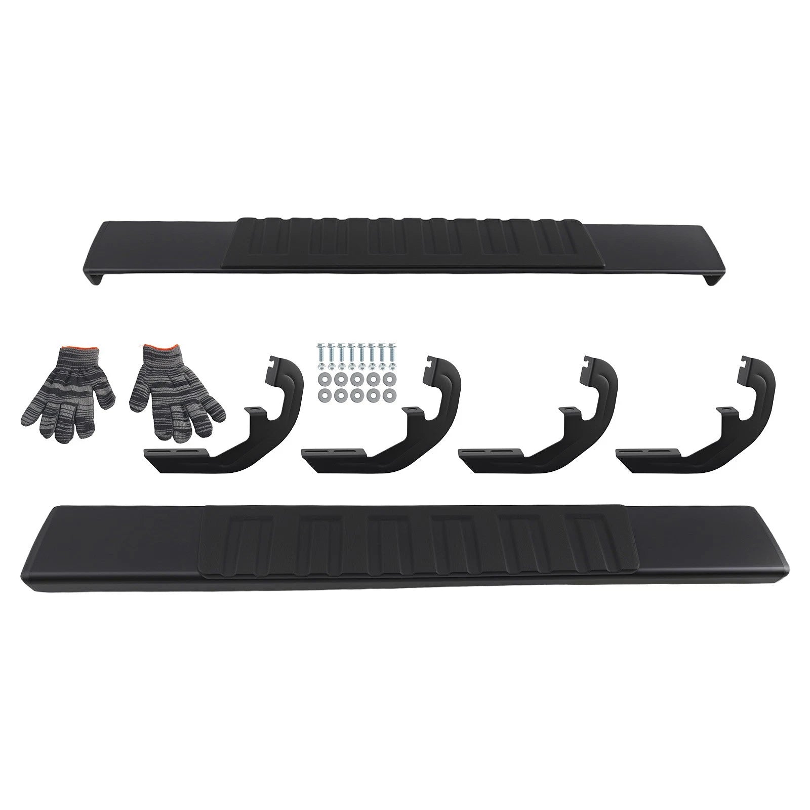 Nerf Bars Running Board for Silverado Sierra HD 1500-3500 (2019–2025) Non-Slip