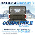 Rear Windshield for Yamaha Wolverine RMAX2 X2 1000 (2021–2024)