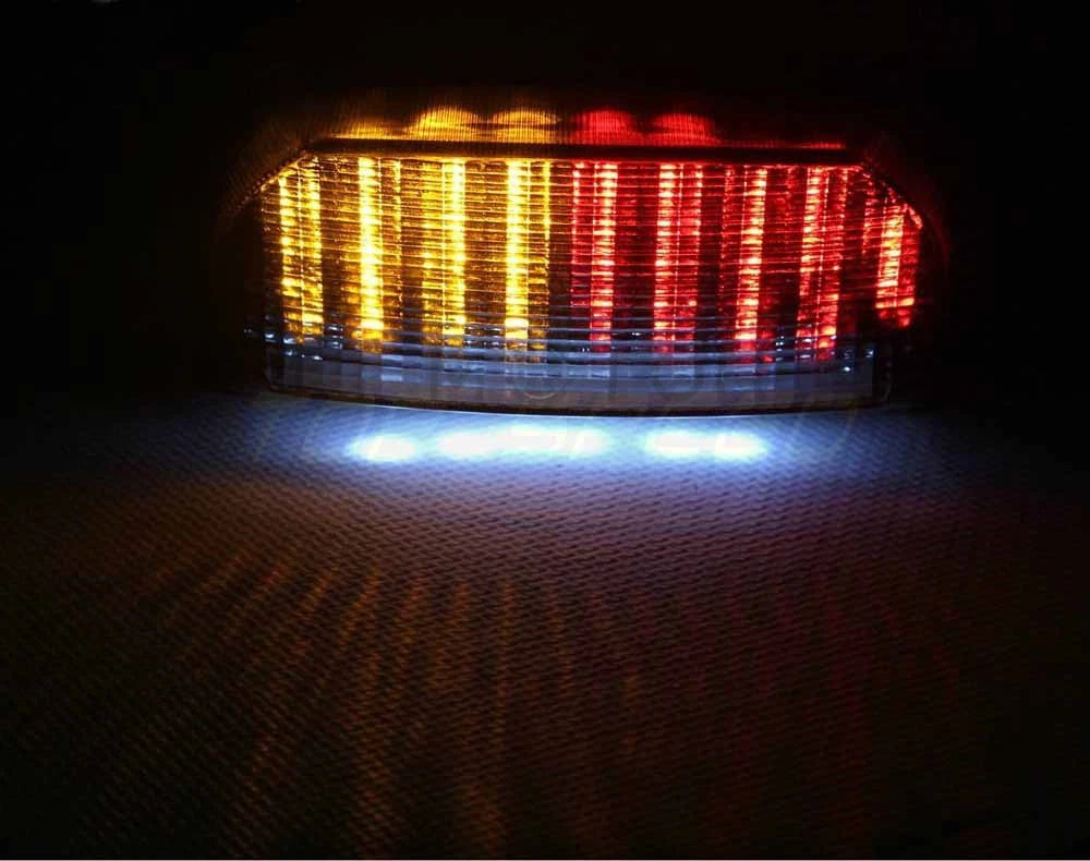 Smoke LED Tail Brake Light Turn Signals for Kawasaki Ninja ZX7R ZX1100 (1995–2003)