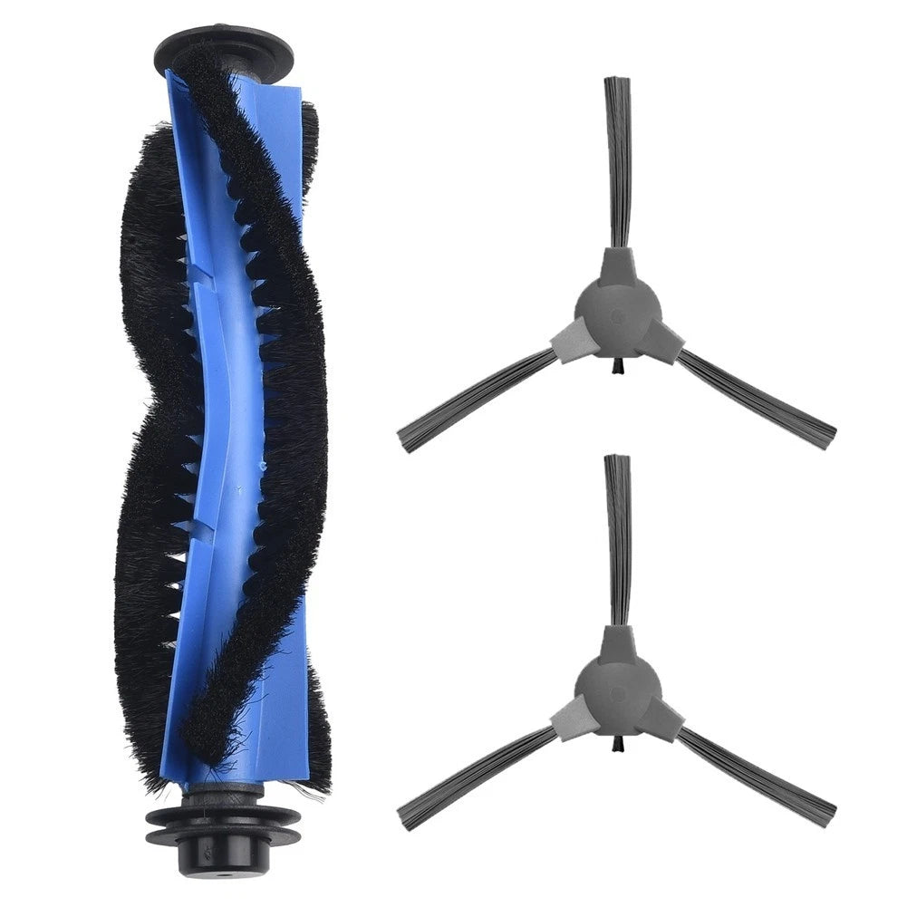 Roller Brush Kit for Oulemei OLM-XCY015 Vacuum Mop (Includes 2 Side Brushes)