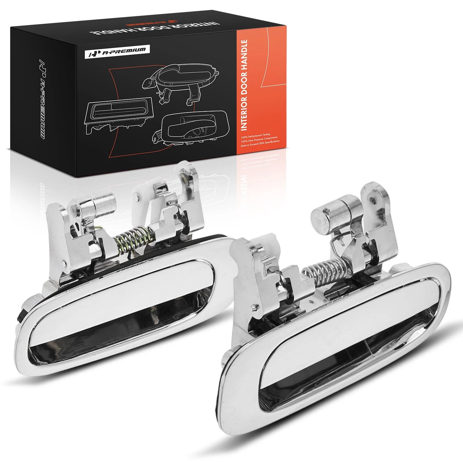 2X Rear Exterior Door Handle for Chevrolet Prizm (1998–2002)