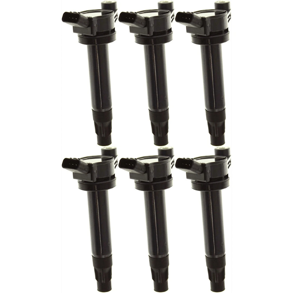 Set of 6 Ignition Coils for Lexus RX400h, Toyota Solara, Highlander, ES330, Sienna