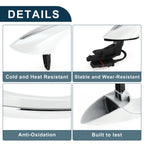 Rear Right Exterior Door Handle for BMW F07 F10 (2009–2017) No. 51217231934 White Silver Tone