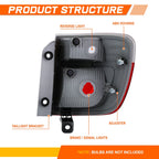 Chrome Housing Outer Tail Light Brake Lamp for Dodge Durango (2011–2013)