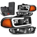 LED DRL Headlights for GMC Yukon XL Sierra Denali (2000–2007)