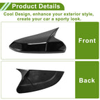 Left Right Side Mirror Cover Caps for Honda 10th Gen (2016-2021)