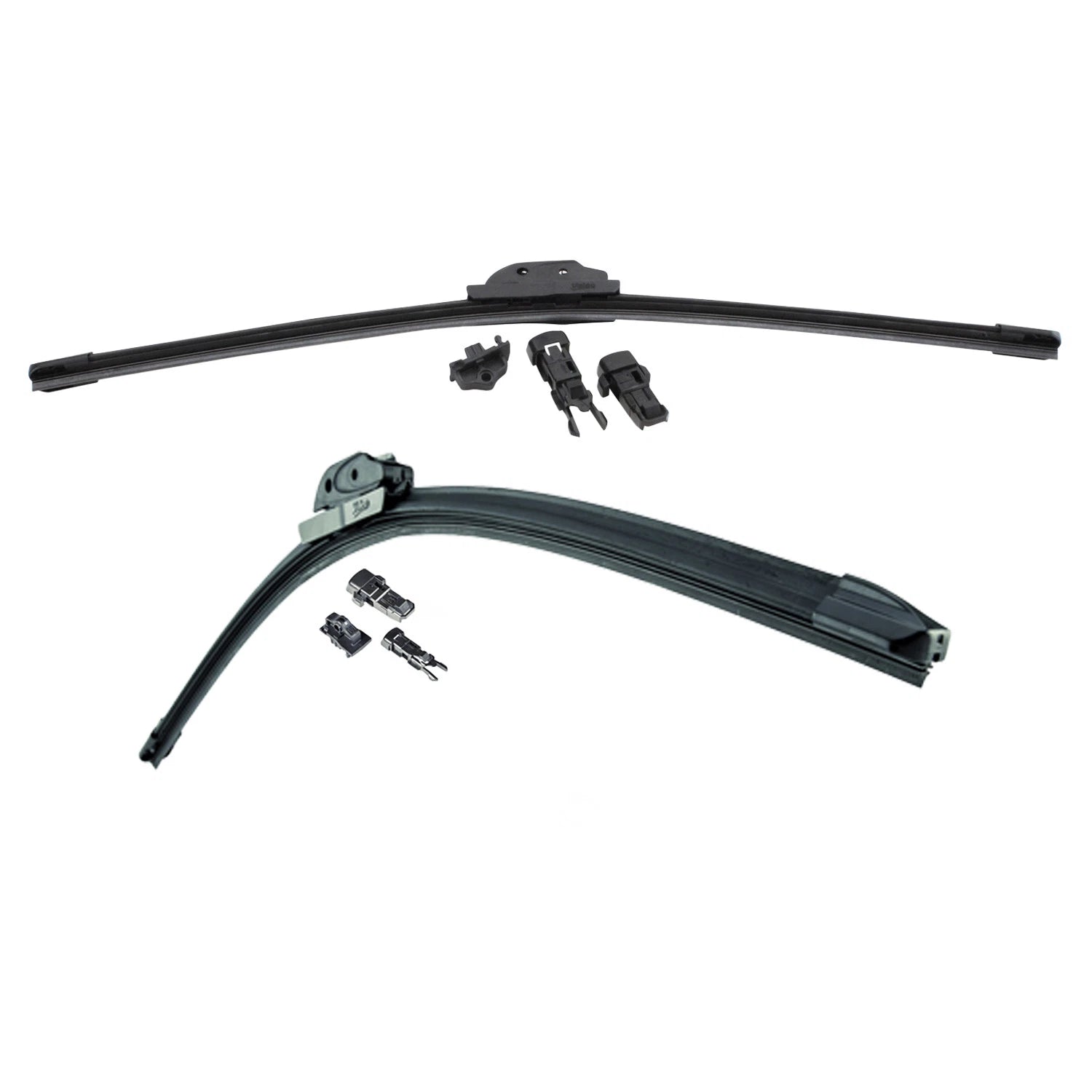 2X Valeo Beam Titanium 22" & 16" Windshield Wiper Blades for
