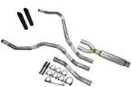 Dual Exhaust 2.5" Glasspack for Nissan Titan (2004–2006) - Black Tip Rear Exit