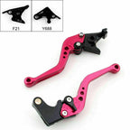 Short Brake Clutch Levers for Yamaha YZF 1000 R1 (1999–2001) Red AY T9