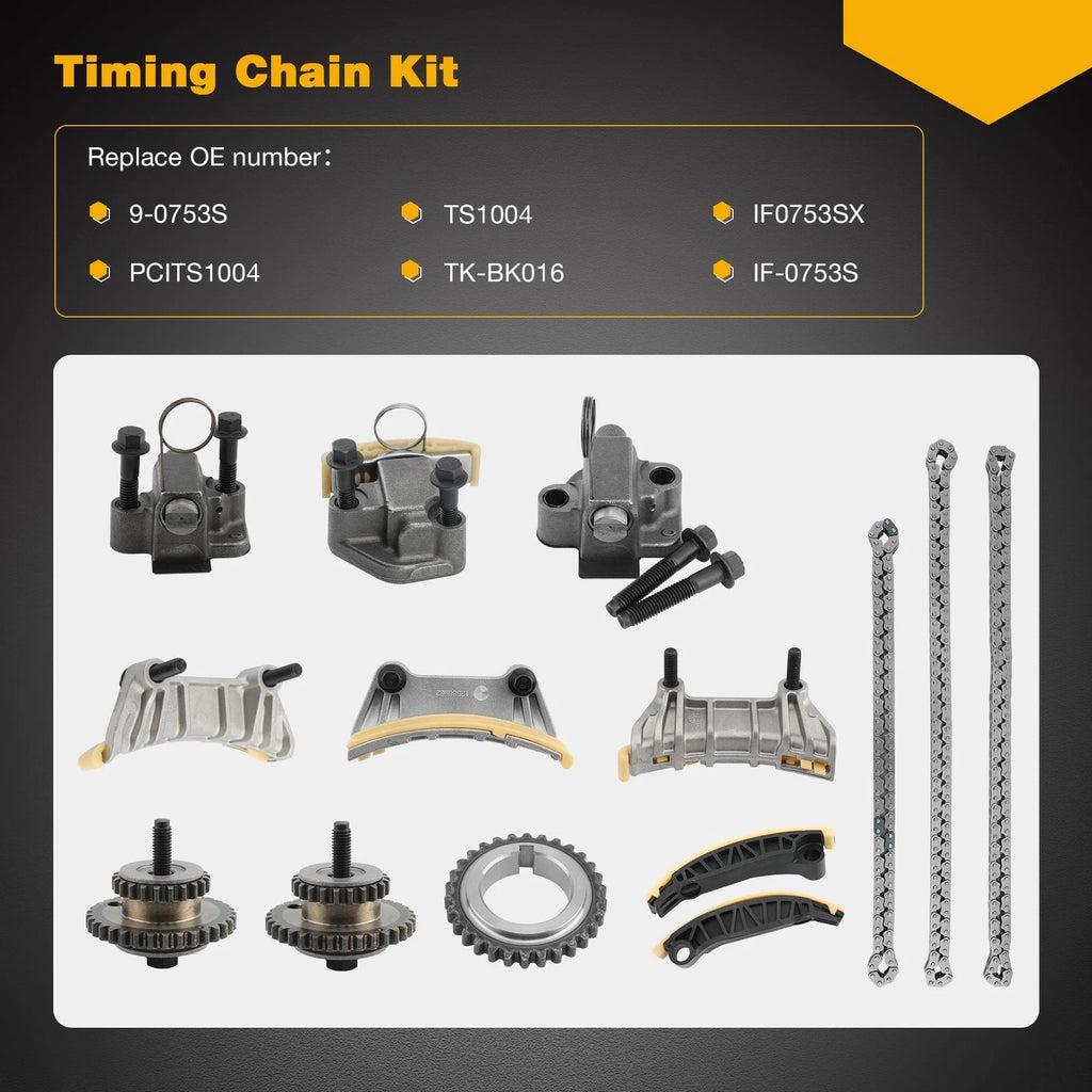 Timing Chain and Water Pump Kit for Chevy Colorado Camaro GMC Acadia (2007-2015)