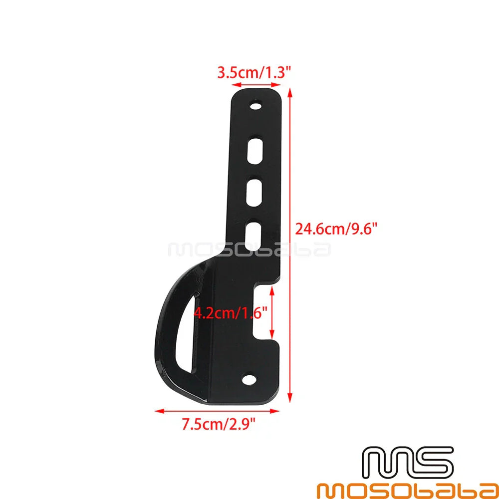 Front Teardrop Tie-Down Brackets for Harley Road Glide, Street Glide (2009-2023)