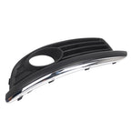 Left Front Bumper Fog Light Lamp Cover w/ Chrome Trim for VW Jetta (2006–2010)