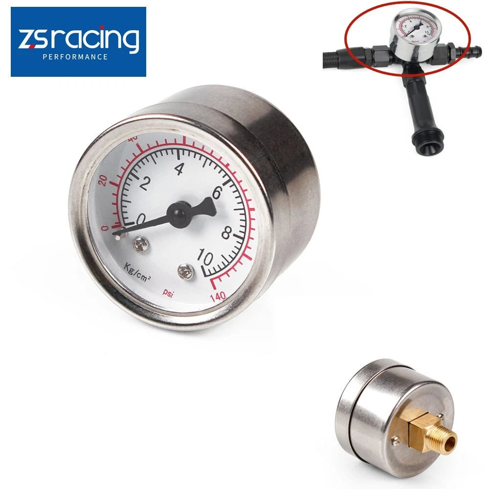 Fuel Pressure Gauge for Automotive Applications (0-140 Psi)