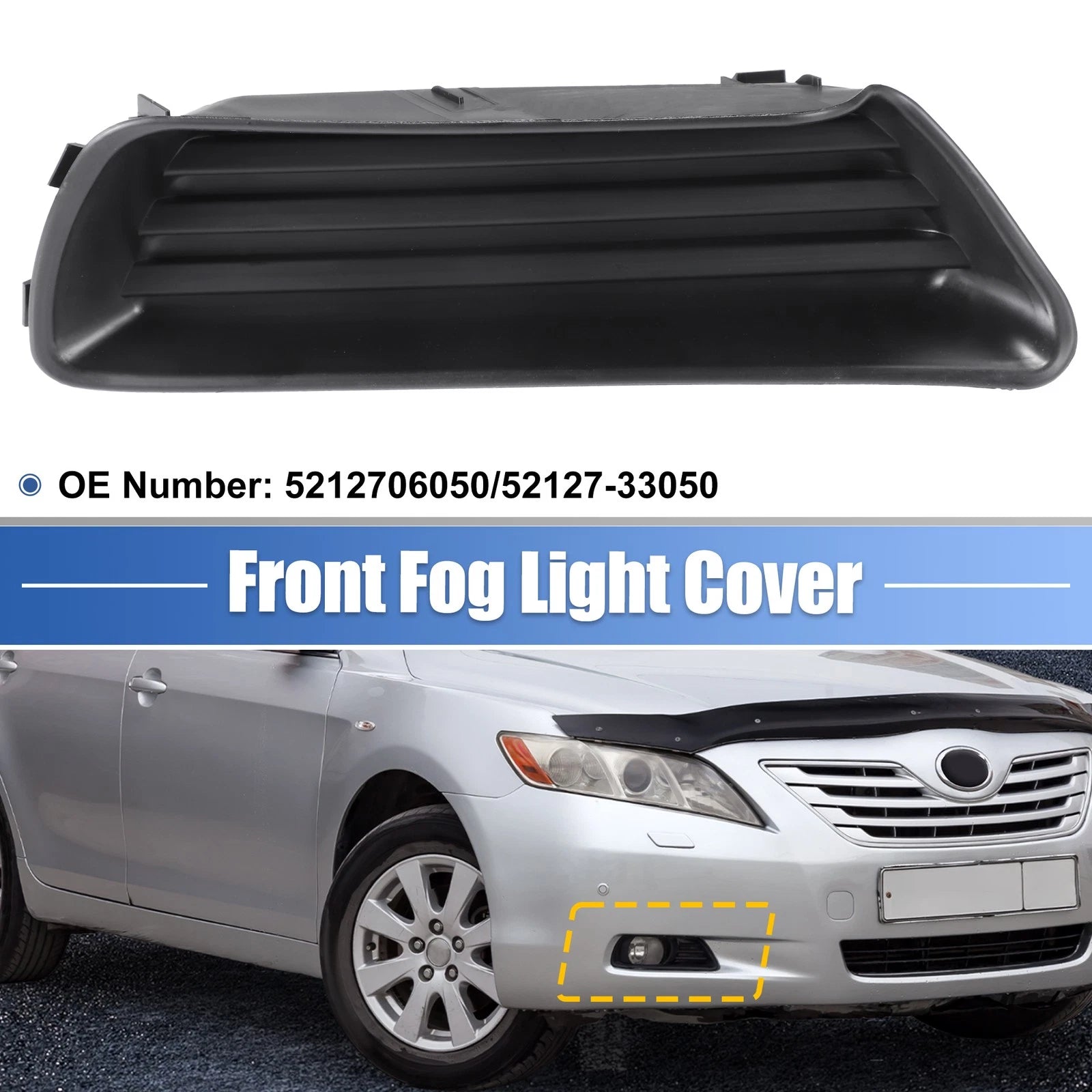 Fog Light Grille Cover Trim No. 5212706050 for Toyota Camry 