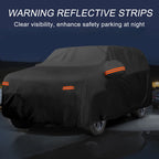 Waterproof 210D-PU Car Cover for Kia EV9 (2024–2024) with Driver Door Zipper