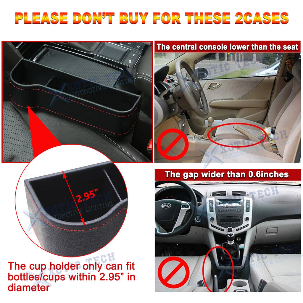 Console Side Pocket Organizer for Toyota Camry (2018-2024)