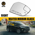 Power Heated Mirror Glass with Mounting Base RH for Ford Escape (2017–2019)