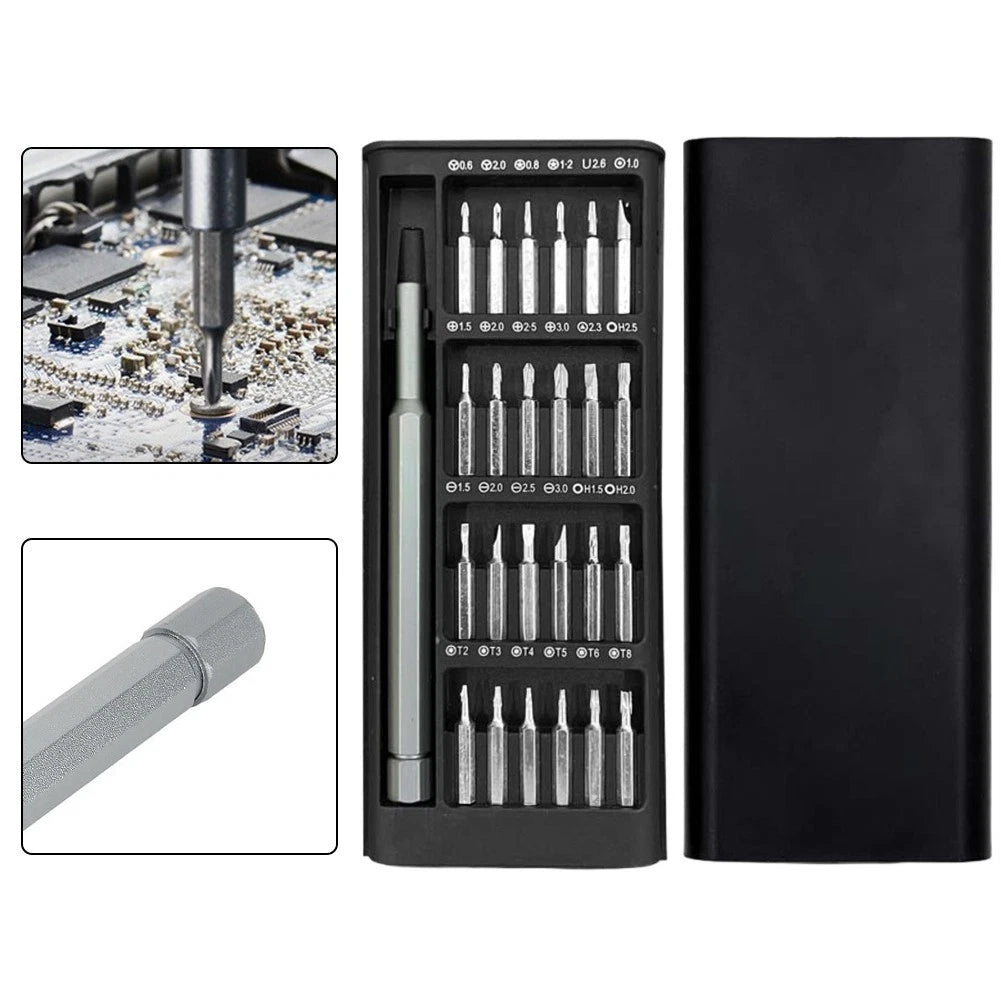 25 Piece Magnetic Precision Screwdriver Set for Mobile Phone Repair