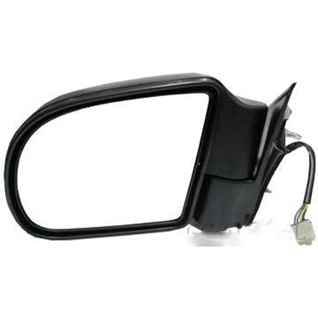 Replacement Black Textured Driver Power Door Mirror w/Heated Glass w/o Dimmer