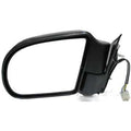 Replacement Black Textured Driver Power Door Mirror w/Heated Glass w/o Dimmer