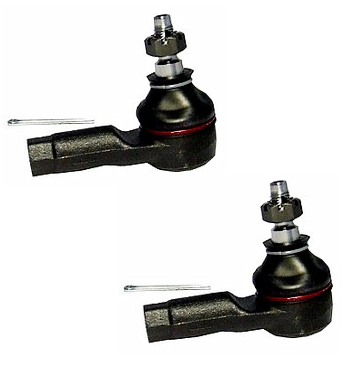 Set of 2 Front Outer Steering Tie Rod Ends for Kia Rio (2012–2017)